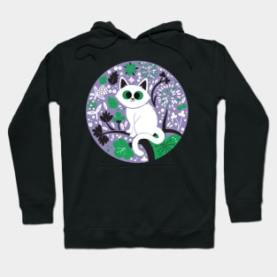 Genderqueer Pride Cat Hoodie